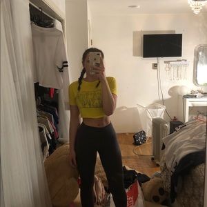 short sleeve cropped t-shirt